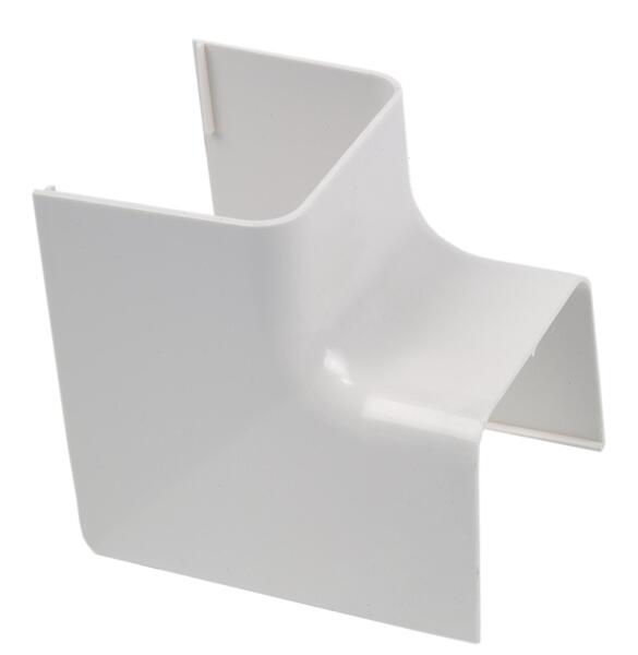Coude 90 angle intérieur ivoire pour goulotte 110 AG110AI