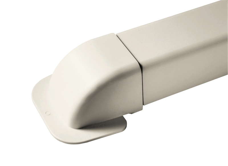 Amorce de mur ivoire pour goulotte 110 AG110CM