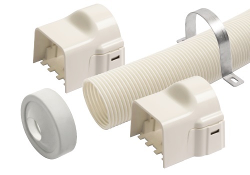 Kit de sortie goulotte 110 pour protection des tubes contre intempéries et UV AG110FLEXKIT