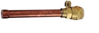 Kit operculable 81M27 1/2 cuivre 150mm avec valve 150PE1281M27