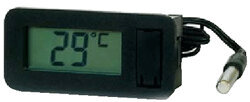 Indicateur numérique de T° noir LCD+ batterie frontal Affichage 2 digits+dec  pl TF-TL300NJ