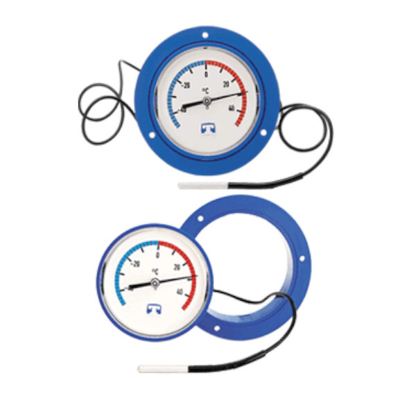 Thermomètre -40°C à +40°C, capillaire 7.5m, diamètre 100mm KDA-U-100-7.50-M