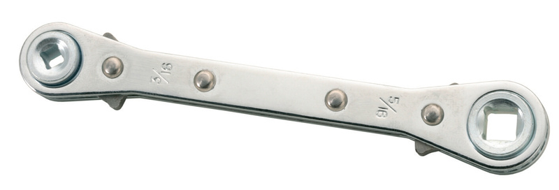 Clé à cliquet carré réversible 3/16&quot;, 1/4&quot;, 5/16&quot;, 3/8&quot; 122