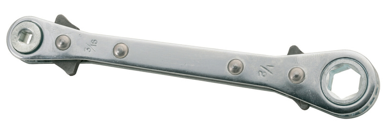 Clé à cliquet carré réversible 3/16&quot;, 1/4&quot;, 1/2&quot;, 9/16&quot; 123L