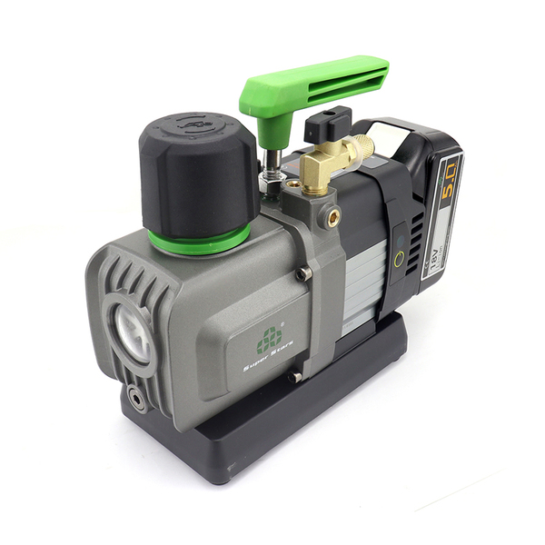 Pompe à vide 2 étages 70l/min R32 sur batterie 18v lithium fournie OP19