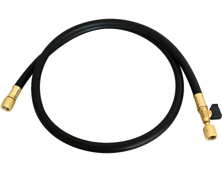 Flexible de charge 150 cm avec vanne (3/8&quot;-3/8&quot;) TF-FNV1.5M