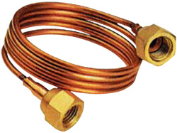 Tube capillaire, écrou 1/4&quot;, longueur 1000mm TF-TC1000