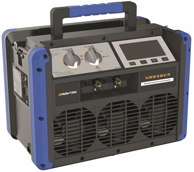 Station de récupération compacte avec affichage digital, compresseur 1,5 CV TF-VRR36C4
