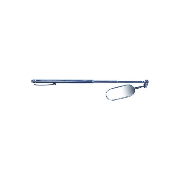 Miroir télescopique avec pince 5 x 2,5 cm - longueur 20 à 52 cm WSR1251